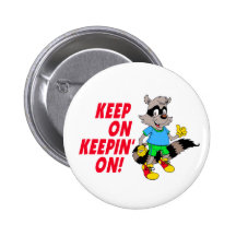 Cartoon Raccoon Pins