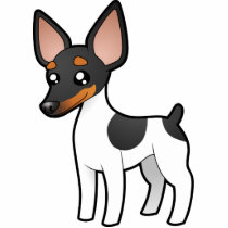 Cartoon Rat Terrier / Toy Fox Terrier