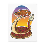 Cartoon Rattlesnake Post Cards