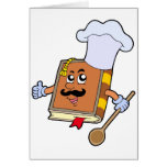 Cartoon recipe book cards