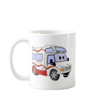 Cartoon Red Camper Mug