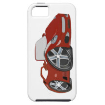 Cartoon Red Car iPhone 5 Case