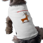 Cartoon Reindeer Dog Shirt