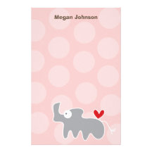 Cartoon Rhino Kid Personal / Thank You Stationery