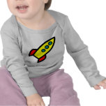 Cartoon Rocket Ship Tshirt