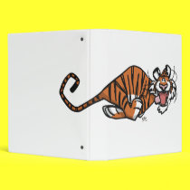 Cartoon Running Tiger Binder