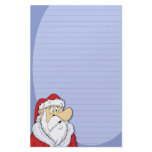 Cartoon Santa Claus Stationery (Ruled)