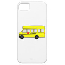 Cartoon School Bus iPhone 5 Covers
