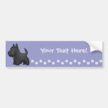 Cartoon Scottish Terrier Bumper Stickers