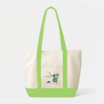 Cartoon Seahorse Cute Fish Tote Bags