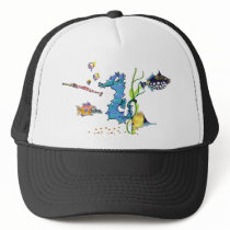 Cartoon Seahorse Cute Fishes Hats