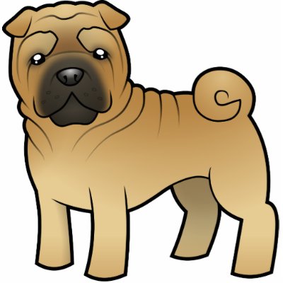 Cartoon Shar Pei by CartoonizeMyPet