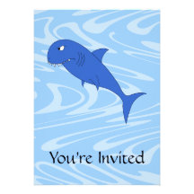 Cartoon Shark. Announcements