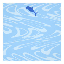 Cartoon Shark. Custom Invitations