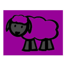 Cartoon Sheep Post Cards