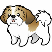 Cartoon Shih Tzu (puppy cut)