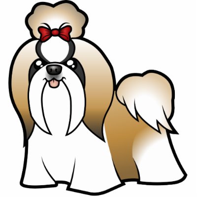 Cartoon Shih Tzu (show cut) by CartoonizeMyPet