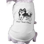Cartoon Siberian Husky / Alaskan Malamute pet clothing