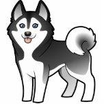 Cartoon Siberian Husky / Alaskan Malamute