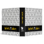 Cartoon Skulls & Bones Custom Binder
