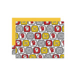 Cartoon Skulls & Bones Fun Pattern Custom Postcard