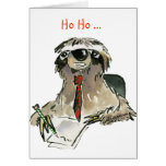 Cartoon Sloth Holiday Greeting Card