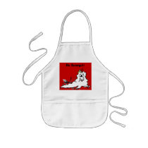 Cartoon Slug Chefs Apron for kids