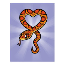 Cartoon Snake Postcards