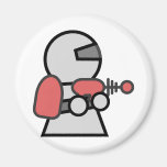 Cartoon SpaceMan Fridge Magnets
