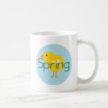 Cartoon Spring Bird Mug