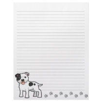 Cartoon Staffordshire Bull Terrier