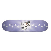 Cartoon Staffordshire Bull Terrier Skate Decks