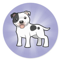 Cartoon Staffordshire Bull Terrier