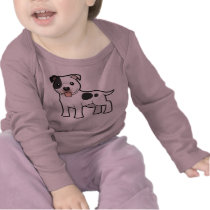 Cartoon Staffordshire Bull Terrier T-shirt