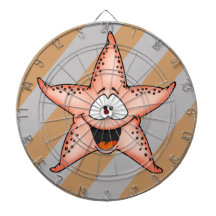 Cartoon Starfish Dartboard