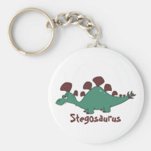 Cartoon Stegosaurus Keychains