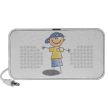 Cartoon Stick Boy Mini Speakers