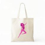Cartoon Stripper Dancer Woman Lady Canvas Bag