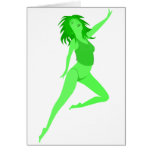 Cartoon Stripper Dancer Woman Lady