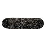 Cartoon Swede - Black / White Sketch Skate Decks