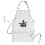 Cartoon Tank Apron
