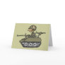 Cartoon Tank Greeting Card