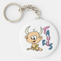 Cartoon Taurus Key Chain