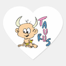 Cartoon Taurus Sticker