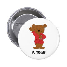 Cartoon Teddy Bear P Diddy Fan Pins