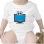 Cartoon Television Blue Romper
