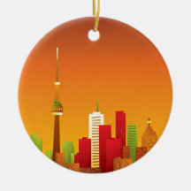 Cartoon Toronto Ornament