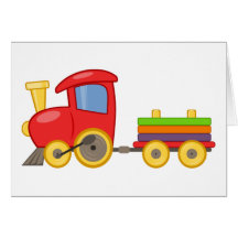 Cartoon Train Cards