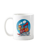 Cartoon Train Engine Mugs