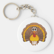 Cartoon Turkey Key Chain